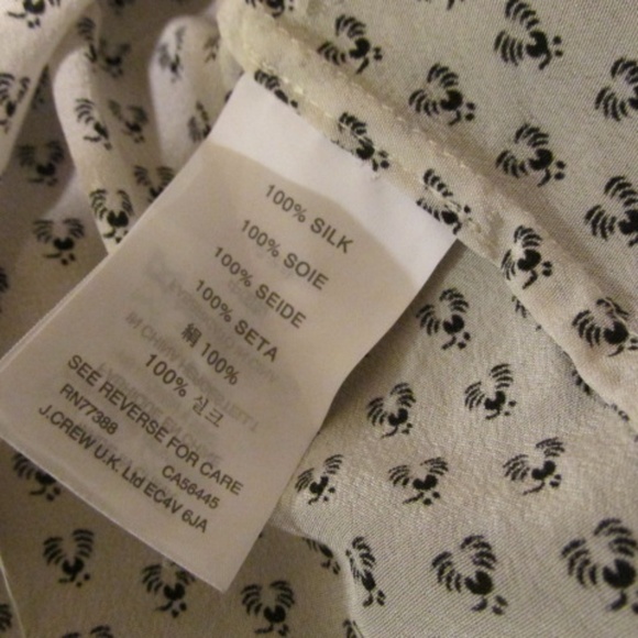 J.CREW Sleeveless Ruffled Silk Top Size 10 - Picture 7 of 7